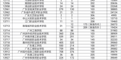 2024广东省外语艺术职业学院3+证书录取分数线是多少？