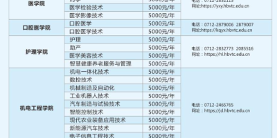 2024上海东海职业技术学院学费一览，各专业收费标准！