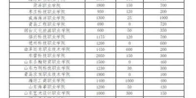 2022山东专科学校排名及位次，考生必备收藏！