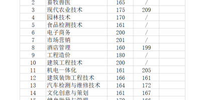 2024眉山职业技术学院单招录取分数线是多少？