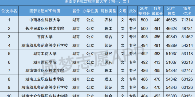 湖南专科学校排名及分数线怎么查？看完秒懂！