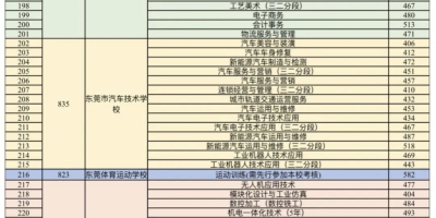 东莞城市学院2023艺术类录取分数线公布了吗？