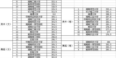 想知道2022湖南城市学院艺术类录取分数线吗？