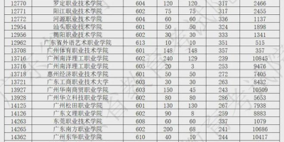 2024广东3+证书考试投档分数线划定，看你过没？